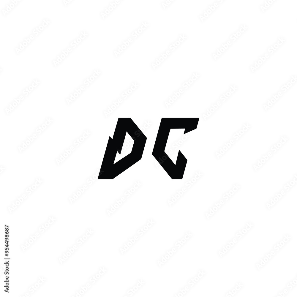 DC monogram logo design letter text name symbol monochrome logotype alphabet character simple logo DC monogram logo design letter text name symbol monochrome logotype alphabet character simple logo