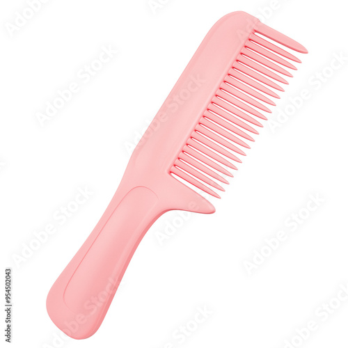 Hair Comb, beauty and cosmetic, 3d Illustration.