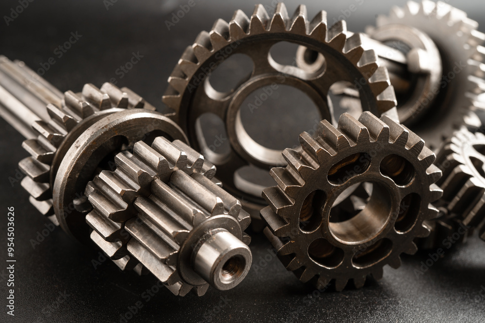 Gear and cogs wheels, clock mechanism, brass metal engine industrial. Gear and cogs wheels, clock mechanism, brass metal engine industrial.