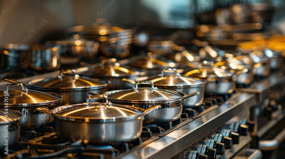 Pots and Pans: Cookware for all your cooking needs. Pots are tall with lids for boiling, and pans are flat with low sides for frying, available in stainless steel, cast iron, or non-stick.
Pots and Pans: Cookware for all your cooking needs. Pots are tall with lids for boiling, and pans are flat with low sides for frying, available in stainless steel, cast iron, or non-stick.