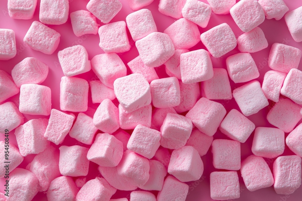 Pile of Fluffy Pink Marshmallows Sweet, Soft, and Tasty Treats for Desserts and Snacks. Pile of Fluffy Pink Marshmallows Sweet, Soft, and Tasty Treats for Desserts and Snacks.