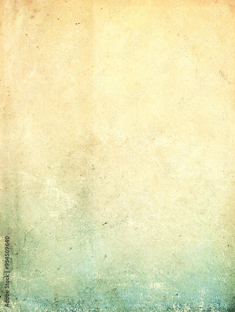 Vertical or horizontal grunge background with texture of old soiled paper of green and yellow colors. Vertical vintage backdrop. Mock up template. Copy space for text Vertical or horizontal grunge background with texture of old soiled paper of green and yellow colors. Vertical vintage backdrop. Mock up template. Copy space for text