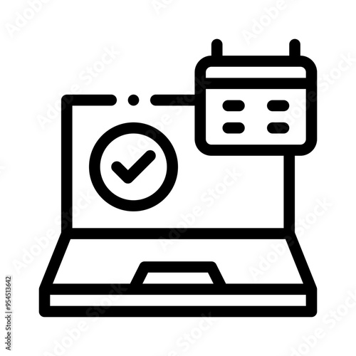 confirmation line icon