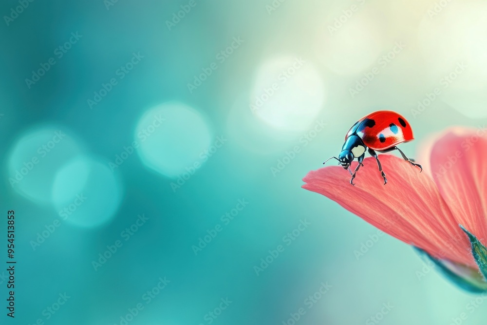 Ladybug on a Pink Petal Ladybug on a Pink Petal
