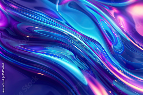 Beautiful texture surface neon wave, design natural abstract background