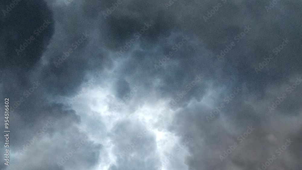 lightning strikes in the dark sky with dark clouds lightning strikes in the dark sky with dark clouds