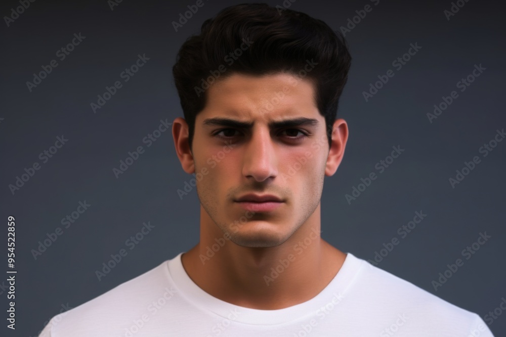 A man with a serious expression on his face A man with a serious expression on his face