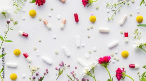 capsule medicine pills medication isolated white background