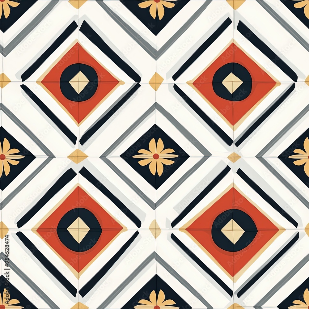 Obraz premium pattern wallpaper