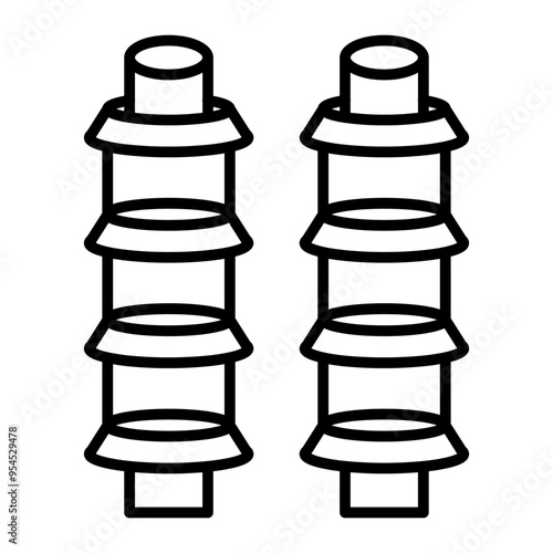 Electrical Insulator.line icon