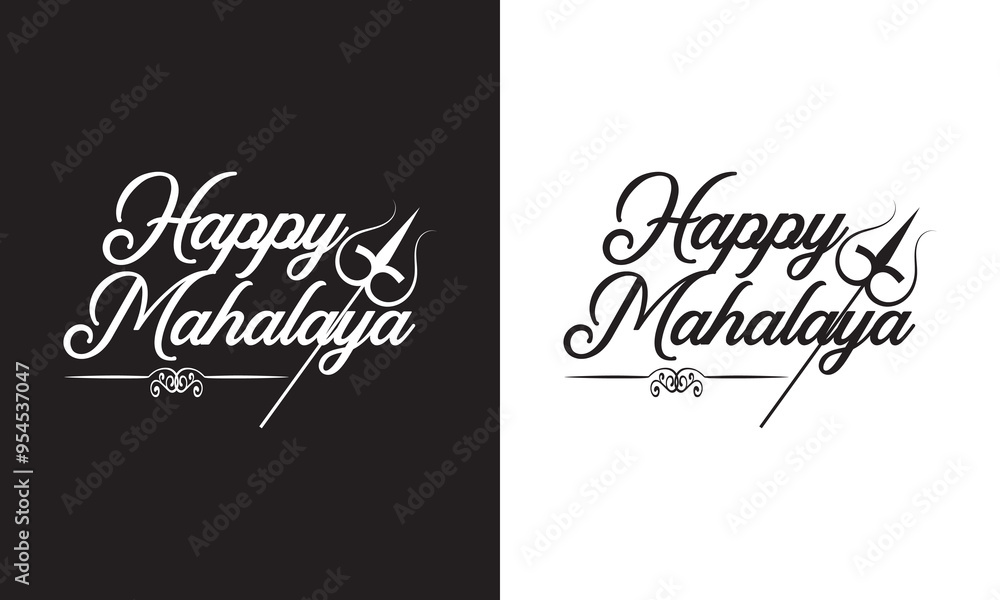 Happy Mahalaya Social Media Post Durga Puja is Biggest Festival. isolated on white and black background. Vector illustration. EPS 10 Happy Mahalaya Social Media Post Durga Puja is Biggest Festival. isolated on white and black background. Vector illustration. EPS 10
