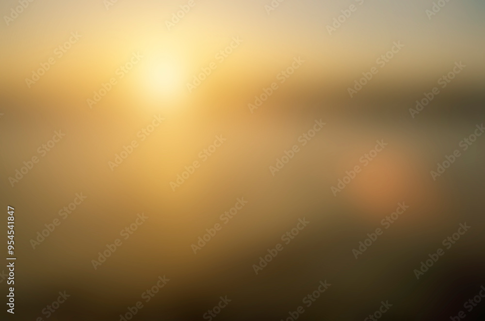 Blurred of beautiful Colorful Sunset in river. at business District in City. Blurred of beautiful Colorful Sunset in river. at business District in City.