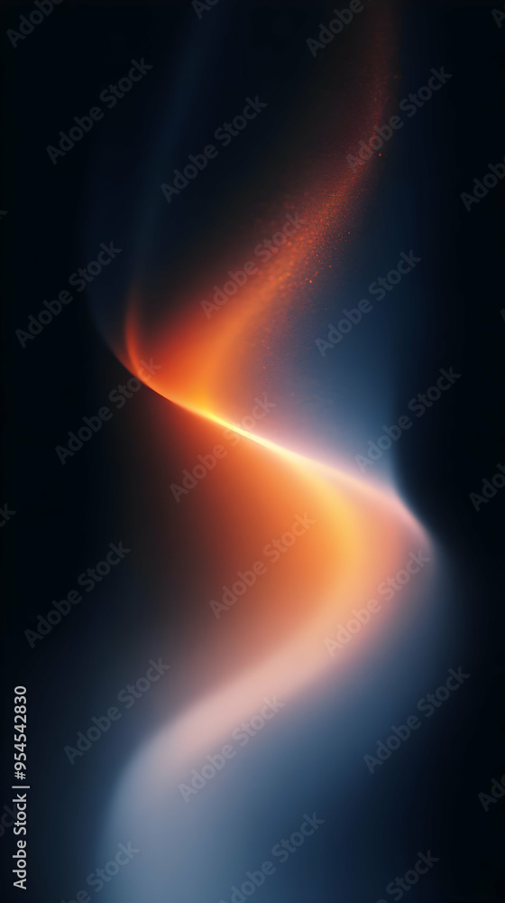 Abstract background with a soft glow of orange and white light. Abstract background with a soft glow of orange and white light.
