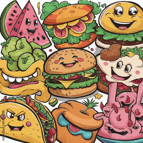 Food Cartoon Victor