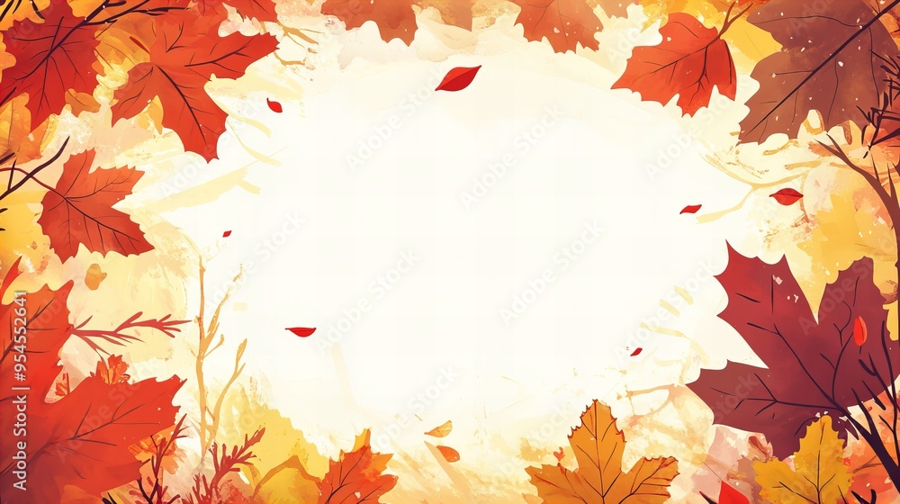 Autumn-Themed Background for Advertising and Marketing Autumn-Themed Background for Advertising and Marketing