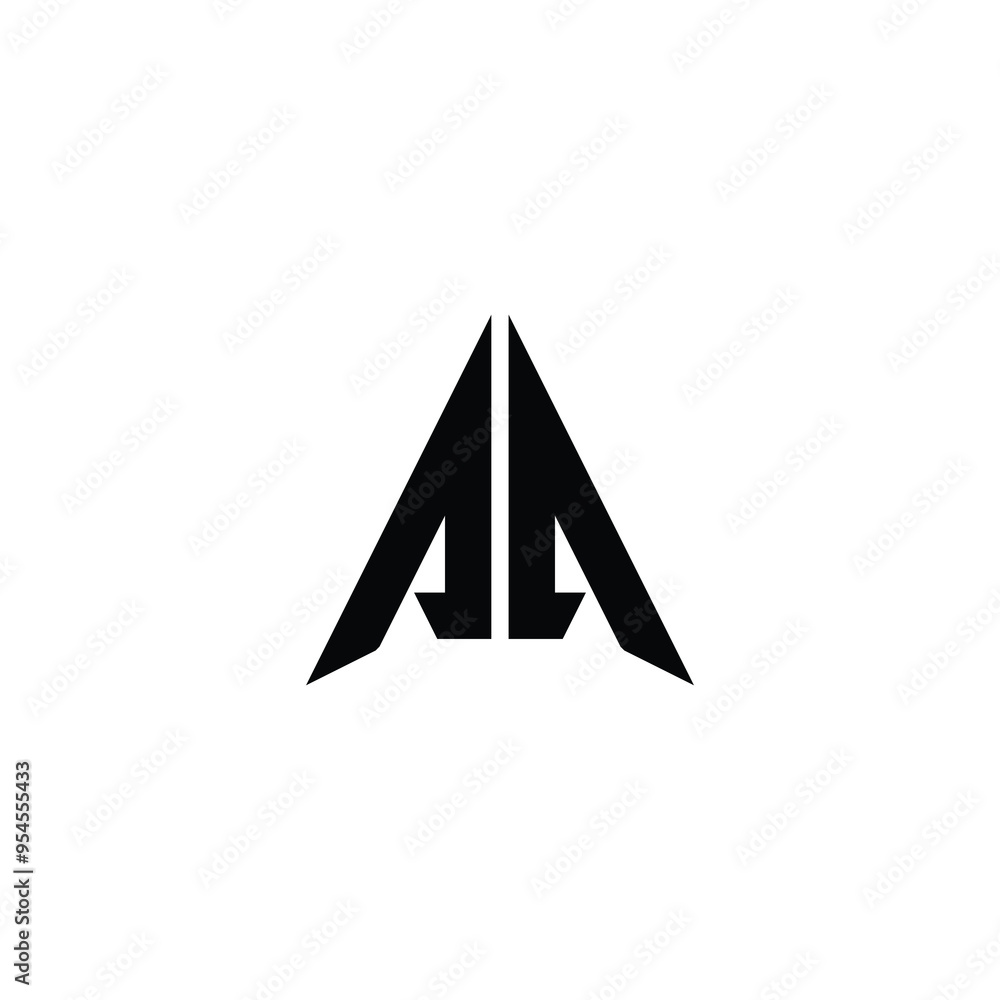 AA monogram logo design letter text name symbol monochrome logotype alphabet character simple logo AA monogram logo design letter text name symbol monochrome logotype alphabet character simple logo