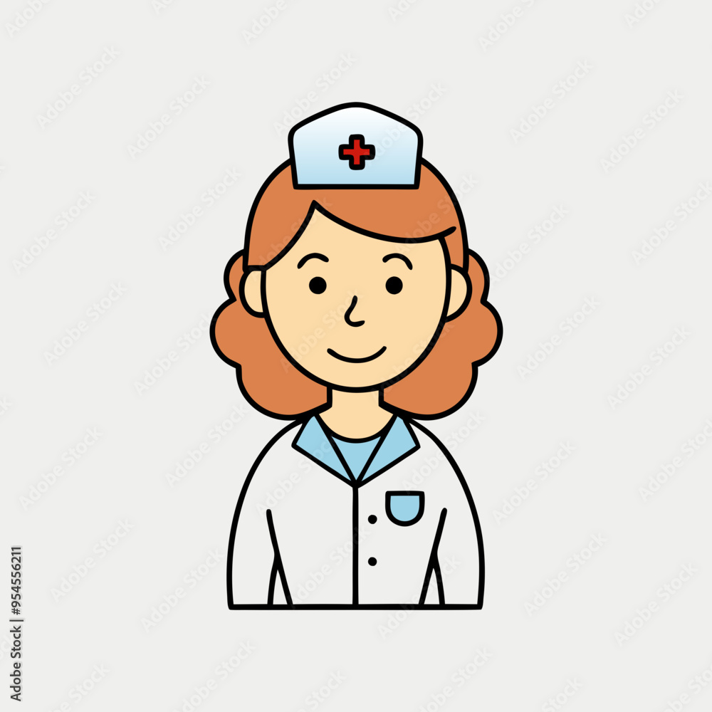 nurse doctor vector illustration nurse doctor vector illustration