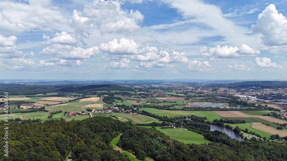 Obraz premium Landschaft bei Bad Staffelstein