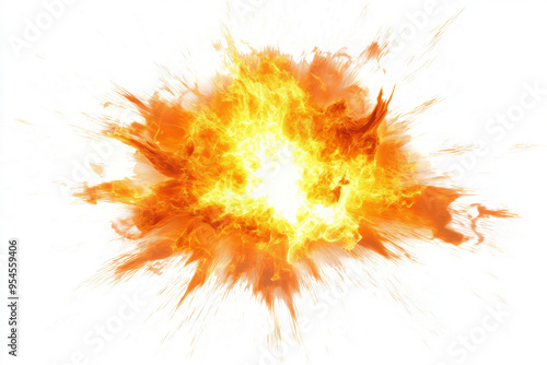 A solar flare explosion, a lens flare effect with intense, explosive energy.