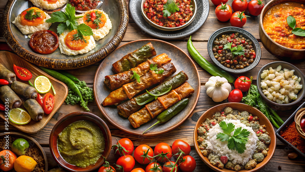 Turkish cuisine dish - still life Turkish cuisine dish - still life