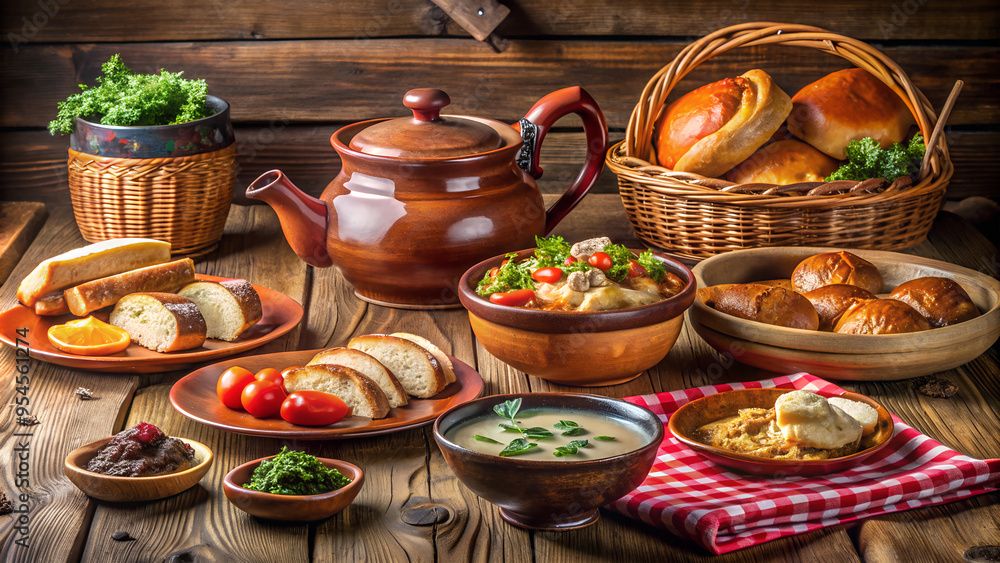 soup with meat and vegetables soup with meat and vegetables
