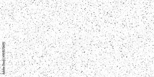 Terrazzo flooring consists of chips of marble texture. quartz surface white, black for bathroom or kitchen countertop. white paper texture background. rock stone marble backdrop textured illustration.