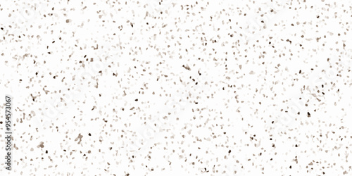 Terrazzo flooring consists of chips of marble texture. quartz surface brown, white for bathroom or kitchen countertop. brown paper texture background. rock stone marble backdrop textured illustration.