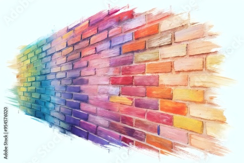 Vibrant Colorful Wall Artistic Expression Texture Background