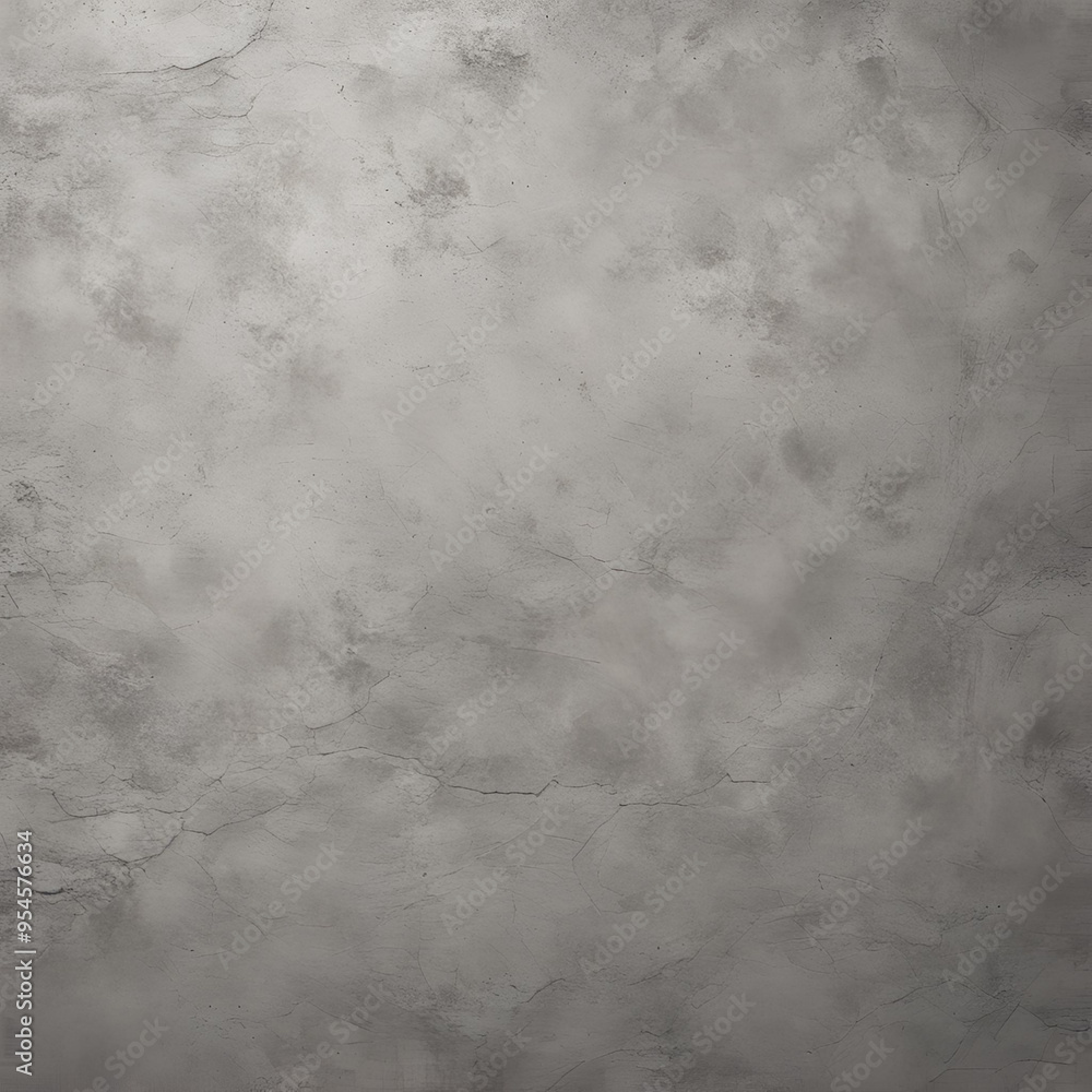 Naklejka premium A textured gray cement wall with a smooth, slightly mottled finish, ideal for backgrounds, interior design, or architectural projects.