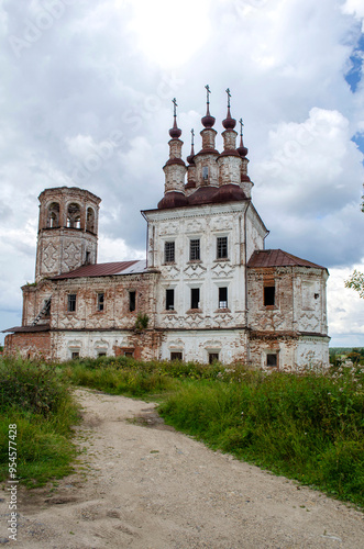 Church of the Resurrection of Christ in the village of Varnitsa, Vologda region Russia