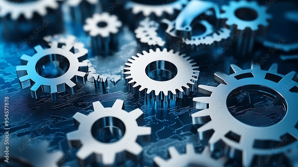 Interlocking Gears: A Symbol of Collaboration and Efficiency Interlocking Gears: A Symbol of Collaboration and Efficiency