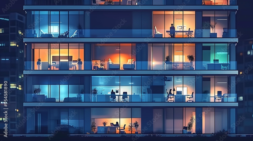 Multistorey office building Multistorey office building