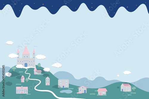 お城のある風景
