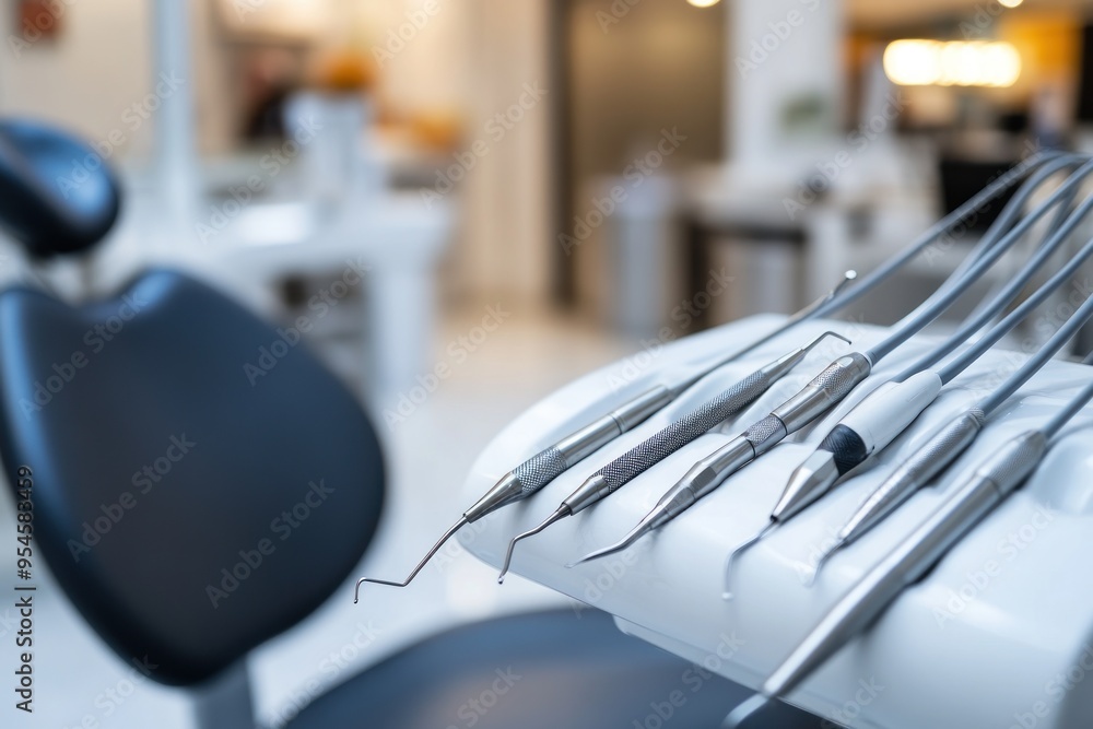Dental Instruments on a Tray Dental Instruments on a Tray