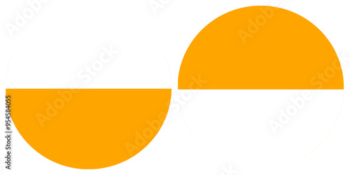 Free Download Color full banner or art work
Yellow color 02 half half circle  - GFXLoad