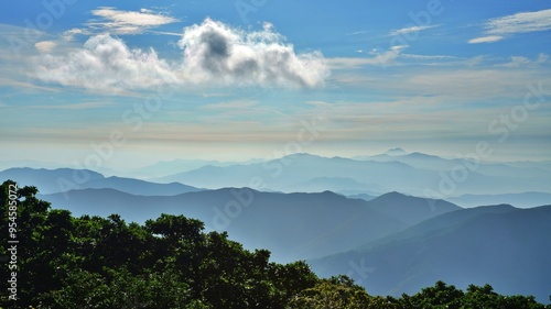 Beautiful scenery of Deogyusan Mountain in Korea