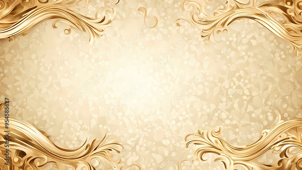 golden background with ornament golden background with ornament