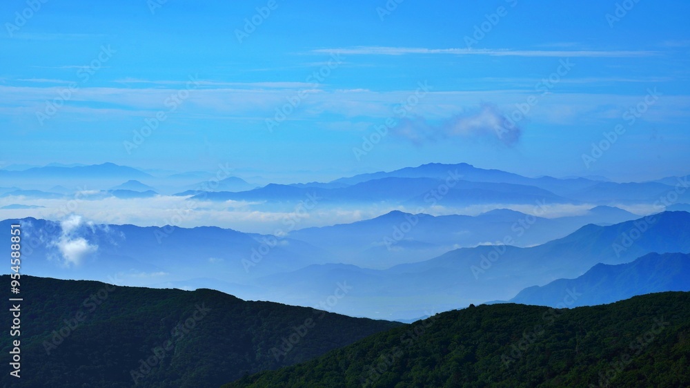 Beautiful scenery of Deogyusan Mountain in Korea Beautiful scenery of Deogyusan Mountain in Korea