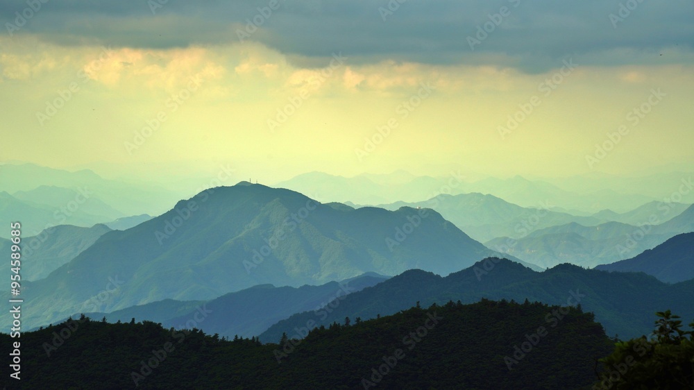 Beautiful scenery of Deogyusan in Korea Beautiful scenery of Deogyusan in Korea