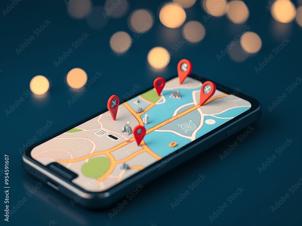 Mobile Device as a Digital Travel Guide in 3D Cartoon Style