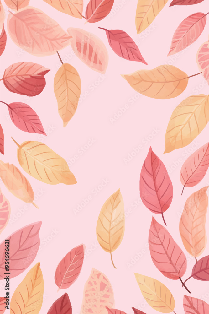 Vector foliage pattern frame Vector foliage pattern frame