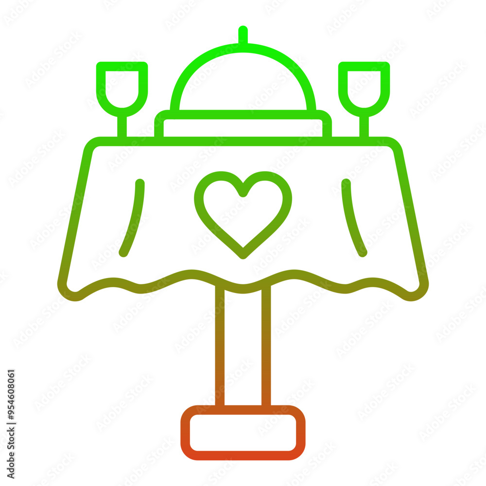 Obraz premium Wedding Dinner Icon
