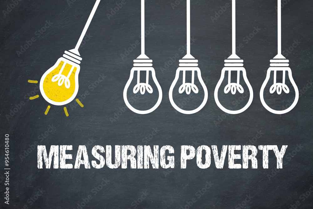 Fototapeta premium Measuring Poverty