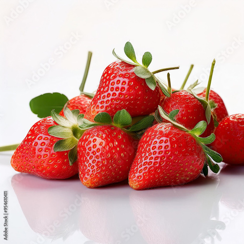 Fresh and Juicy Strawberries.