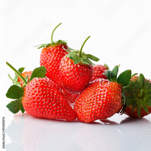 Fresh and Juicy Strawberries.