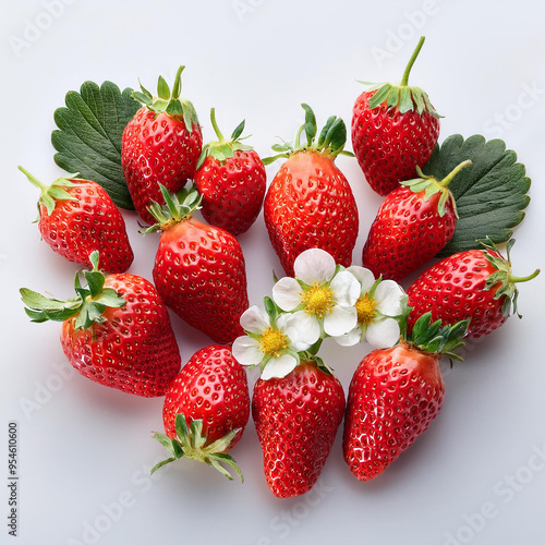 Fresh and Juicy Strawberries.