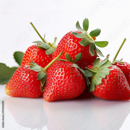 Fresh and Juicy Strawberries.