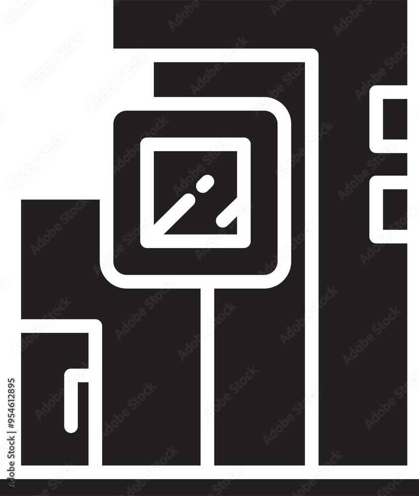 Modern Architecture Building Icon Modern Architecture Building Icon