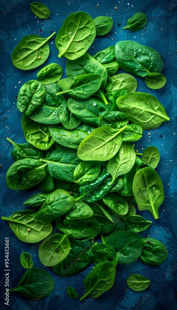 Fresh, Organic Baby Spinach Leaves, A Vibrant Green, Healthy Eating Background, Edible Green Herbs Fresh, Organic Baby Spinach Leaves, A Vibrant Green, Healthy Eating Background, Edible Green Herbs