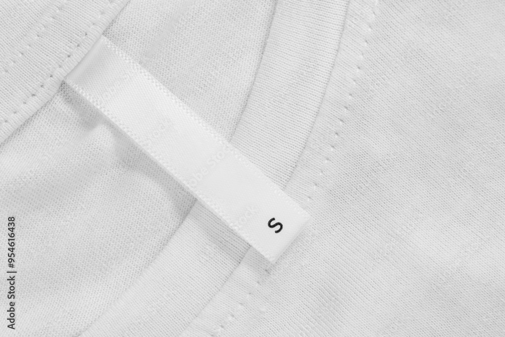 Size S clothes label Size S clothes label